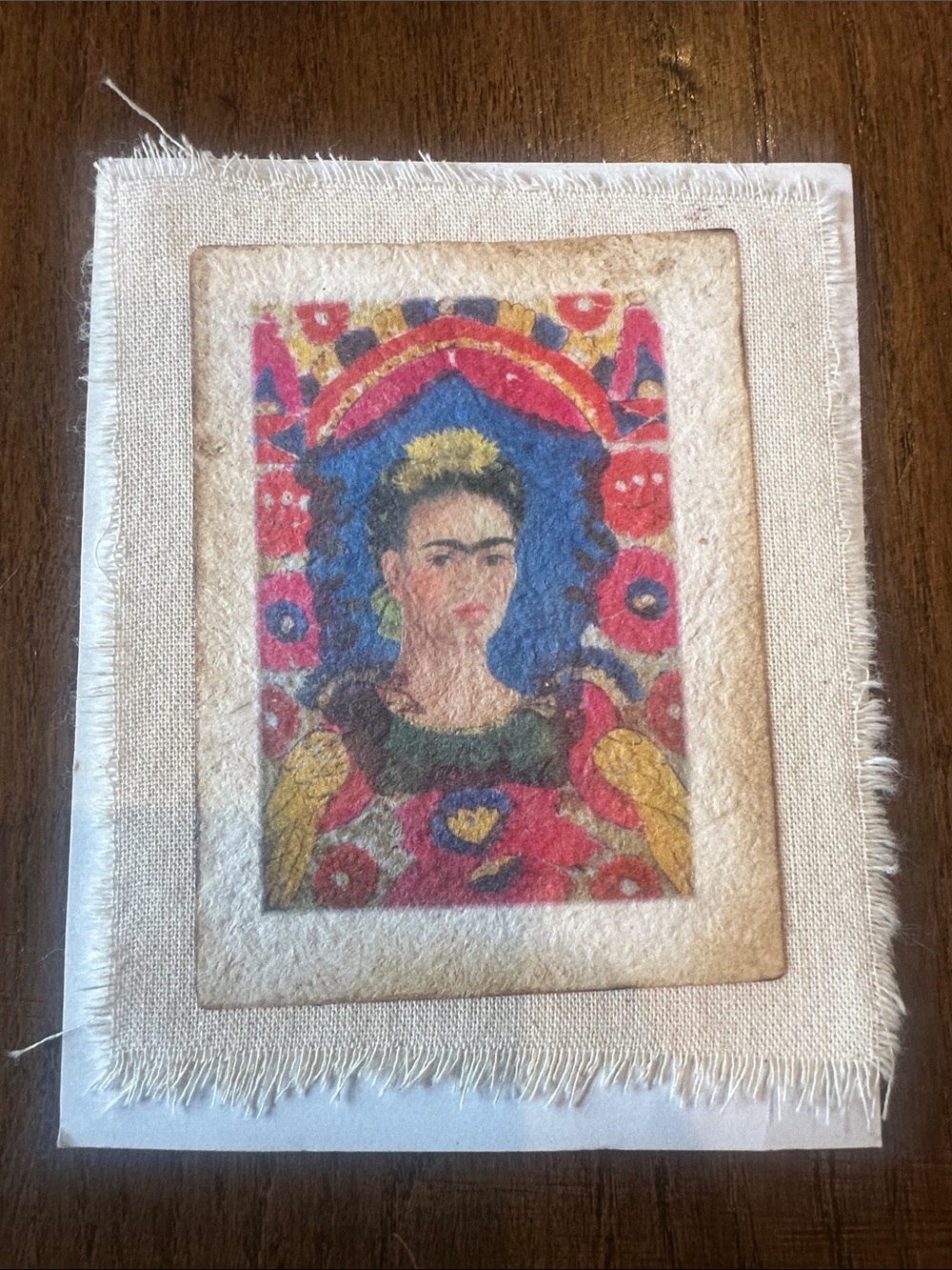 Frida Kahlo The Frame self portrait